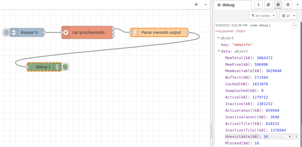 Formatted output