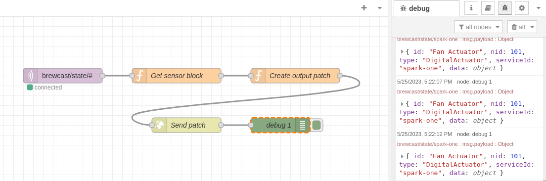 HTTP Request output
