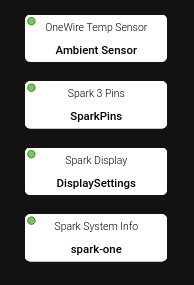 Spark blocks with sensor