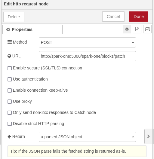 HTTP Request node