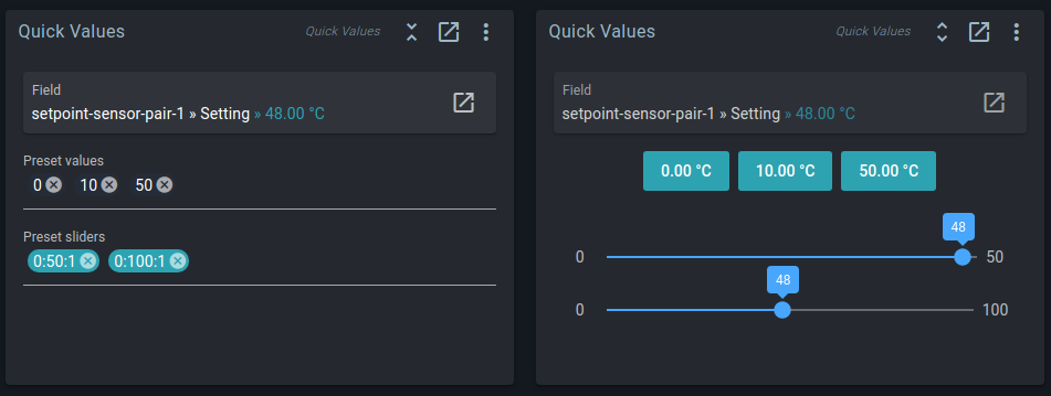Quick Values