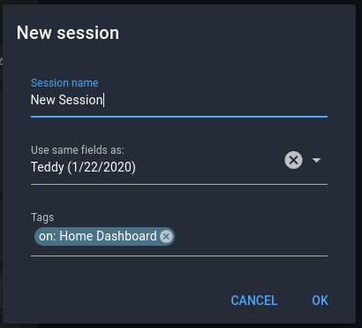 New session